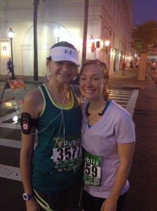 Paige and I prior to the start.