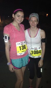 Sam and I before the race.