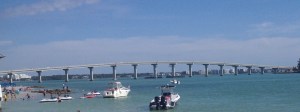 The Sandy Key Bridge. Only one of two bridges I had to go over twice! It is VERY steep.